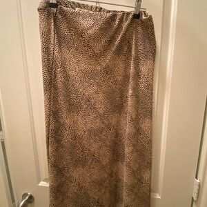 Leopard Print Maxi Skirt